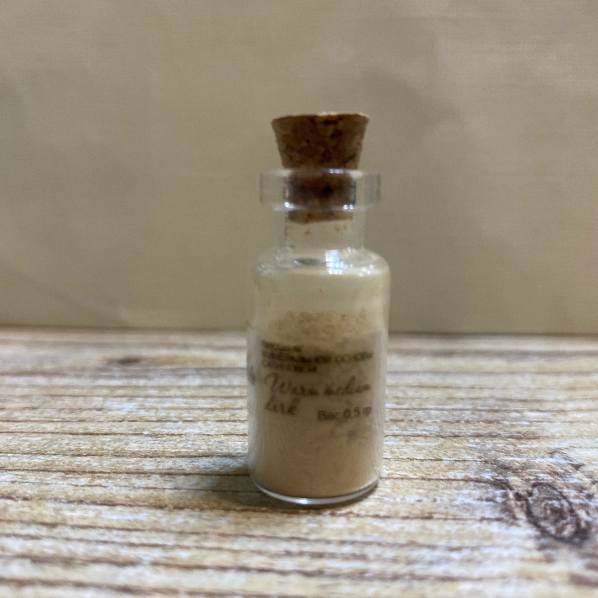 Минеральная сатиновая основа "Warm Medium Dark", 0,5 гр