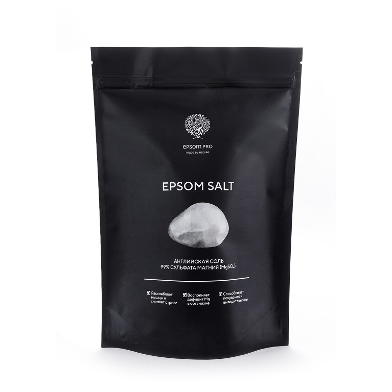 Соль для ванн Английская "Epsom Salt", 500 гр