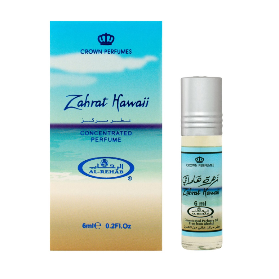 Арабские масляные духи "Zahrat Hawaii", 6 мл