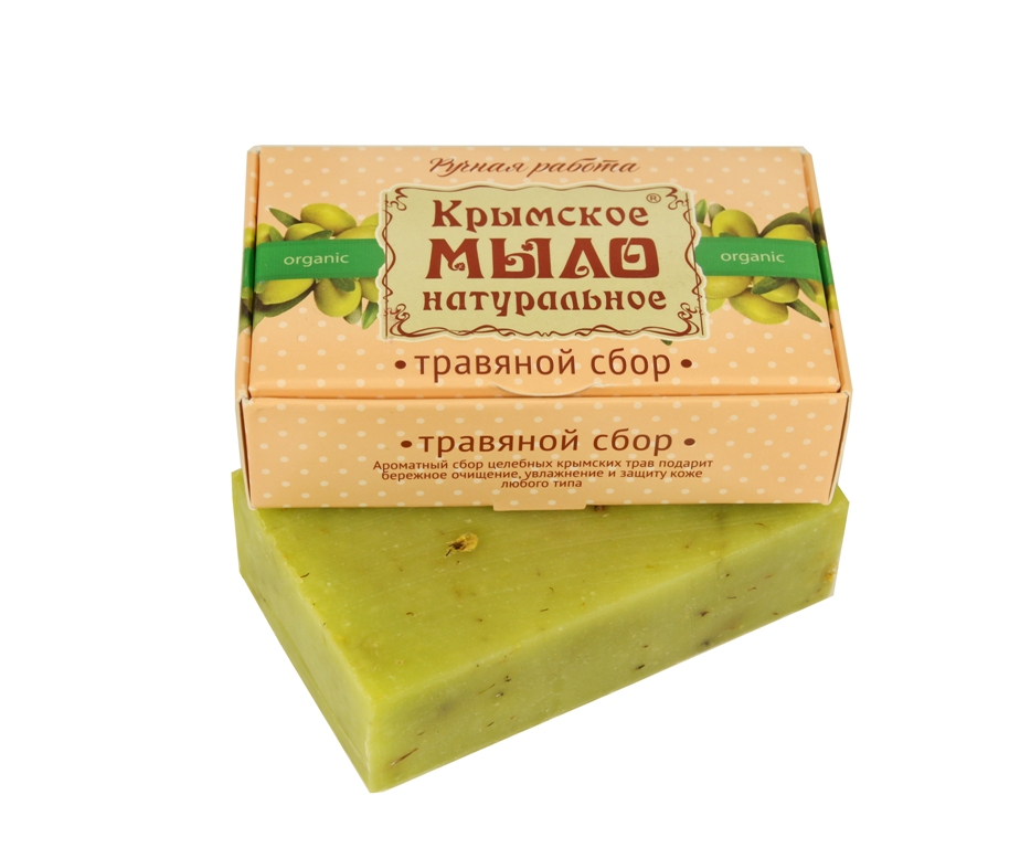 Натуральное мыло на оливковом масле "Травяной сбор", 50 гр