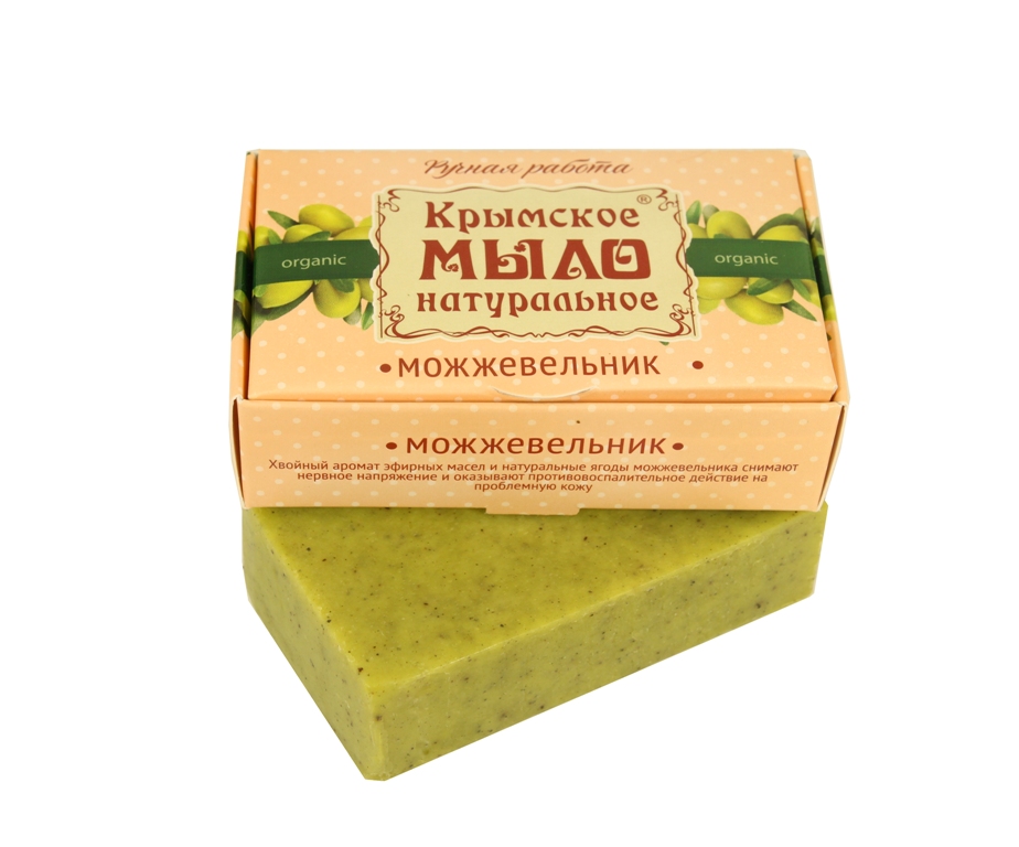 Натуральное мыло на оливковом масле "Можжевельник", 50 гр
