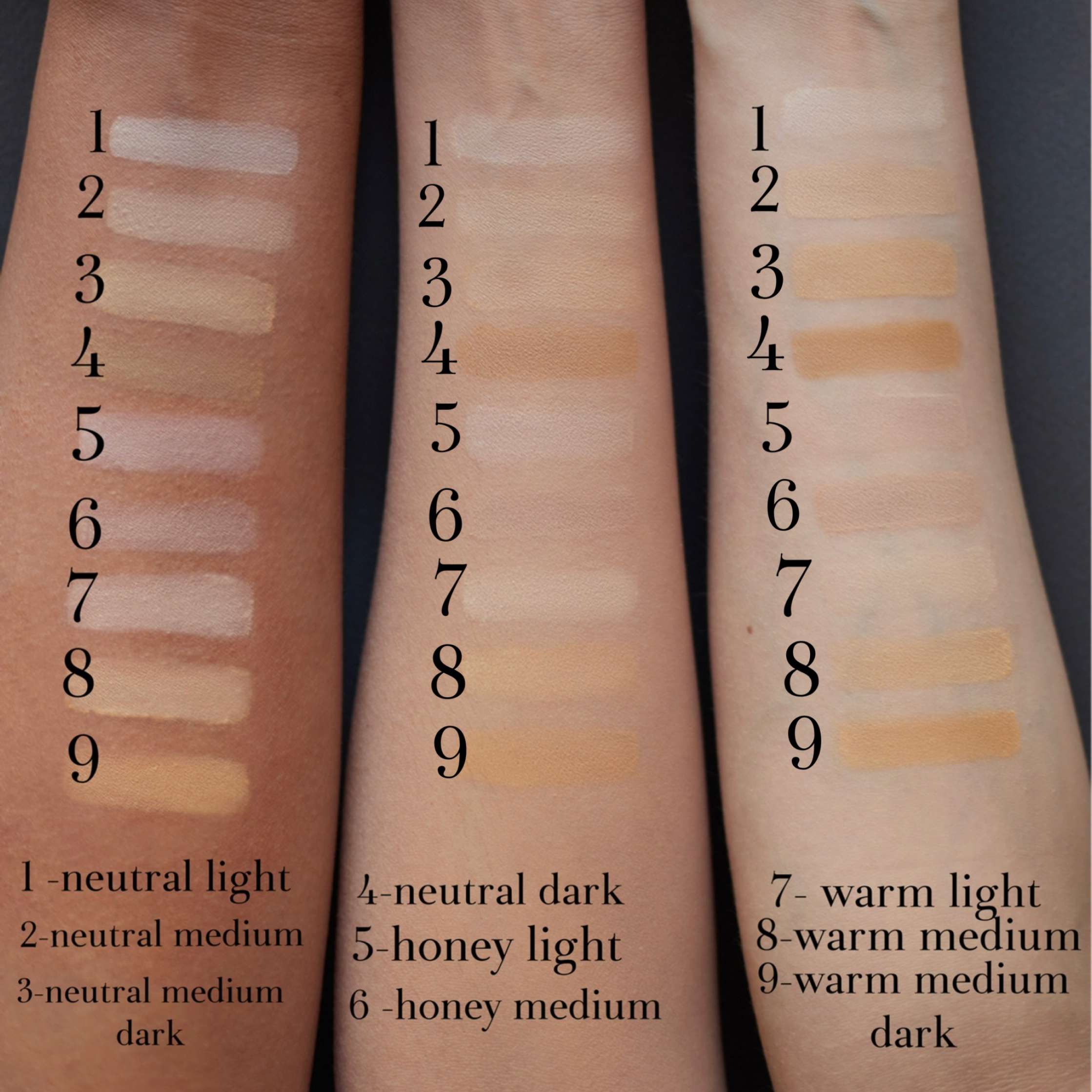 Минеральная сатиновая основа "Warm Medium", 0,5 гр