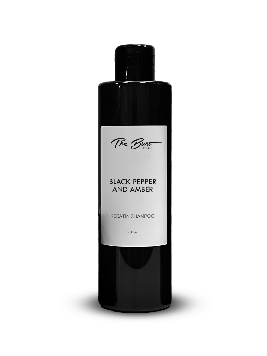 Парфюмированный шампунь с кератином "Black Pepper and amber", 250 мл