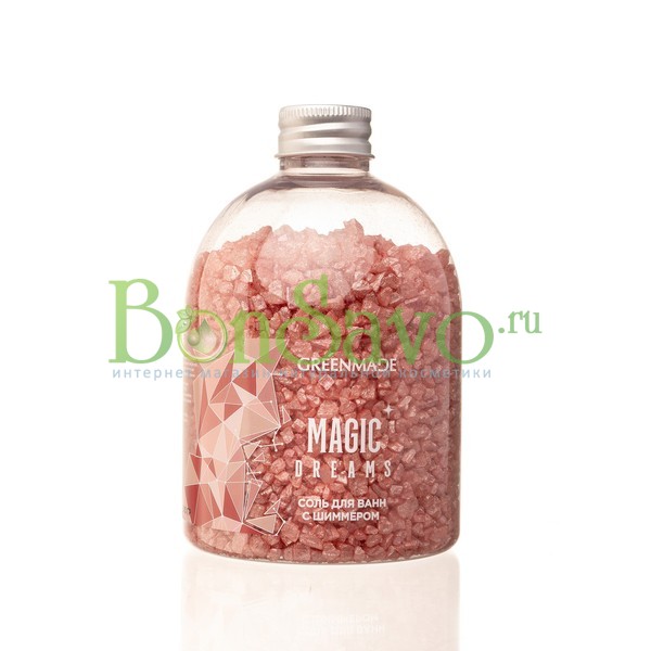 Соль для ванн с шиммером "Magic dreams", 500 гр